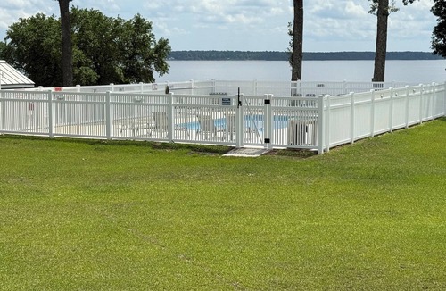 Minnesott Beach Condo | First floor 2-bedroom condo in Minnesott Beach, NC. Pool and Neuse River