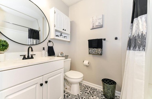 Greensboro Apartment | First floor 2 bed 2 bath with fireplace