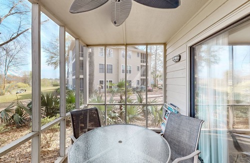 Sea Trail Condo | First-floor condo with golf, pool, gym, & tennis - direct beach access & patio