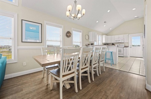 Colington House | Flip Flop 5 Bedroom Semi-Oceanfront Vacation Home, Private Pool, Hot Tub!