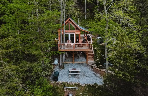 Canton House | Flowertown Charm Off-Grid Treehouse w/Highland Cows