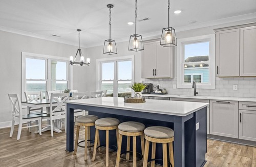 Pine Knoll Shores House | Forever Blue-Ocean View Home with Elevator