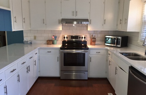 Pine Knoll Shores House | Four bedroom home and short walk to the beach!