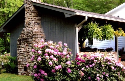 Candler House | Four Seasons Home on 3 + Acres with Streams Borders Pisgah National Forest