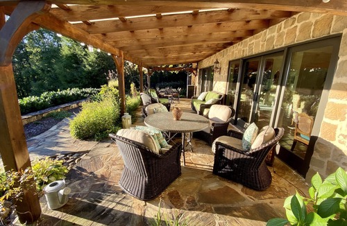 Roaring Gap Villa | French Country Charm & Blue Ridge Mountain Views! Backs to Stone Mountain Park!