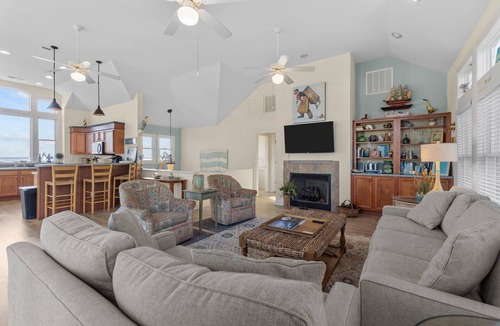 Carolina Dunes House | Fun Duck vacation home with panoramic sound views and breathtaking sunsets