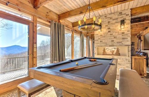 Maggie Valley House | Golf, Sauna, Creek Spectacular Smoky Mtn-View Gem