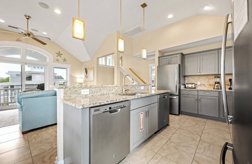 Whalehead Beach House | Gone Coastal at Corolla Shores Modern 7 Bedroom Home w/Private Pool & Recreation.