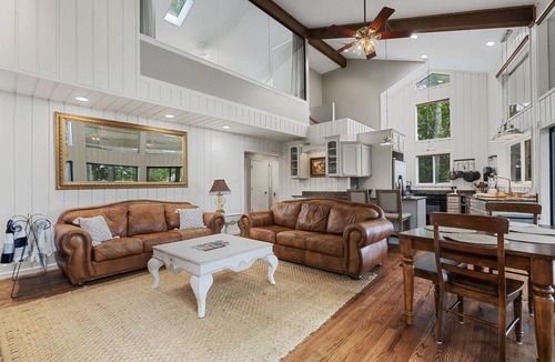 Cullowhee House | Good Vibes Only! - With firepit and view of Lake Glenville