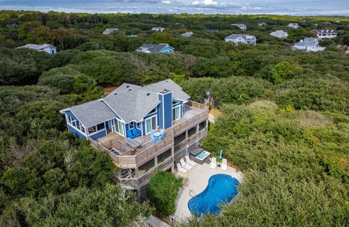 Southern Shores House | Gorgeous 5 BDRM w/Sweeping Ocean Views + Pool - Dog Friendly