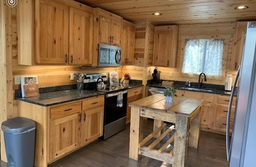 Topton Cabin | GORGEOUS LAKE FRONT CABIN - PRIVATE LAKE ACCESS-FISHING, KAYAKING, AND HIKING.