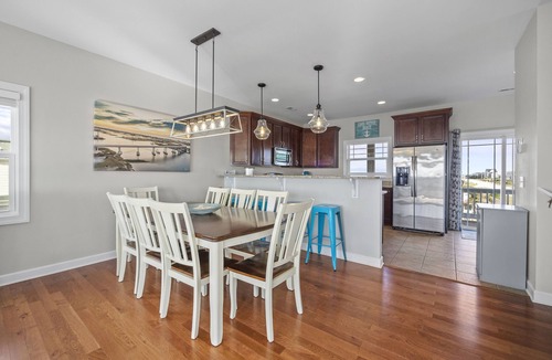 North Topsail Beach House | Gorgeous Ocean and Sound Views Await at Good Better Beach!