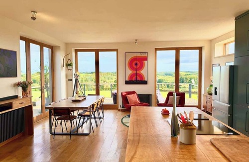 Black Torrington House | Grand Chapel with Views in Peaceful Devon Hills