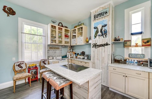 High Point House | Grand Historic Home w/Yard & Deck in High Point!