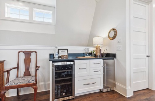 Bald Head Island House | Great New Indoor/Outdoor Island House with Elevator! Golf Course view on screened in porch