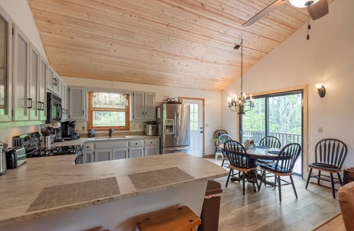 Fleetwood Cottage | Happinest Vacation Cottage | Chic, Modern Interior | Covered Porch & Hot Tub