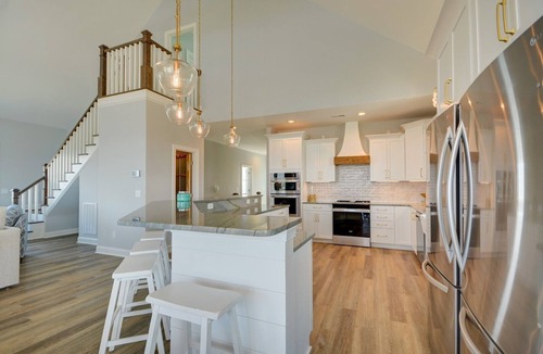 Sneads Ferry House | HartSea - LUXURY 2nd Row Home - Elevator, Pool, Boat Ramp & Beach Access