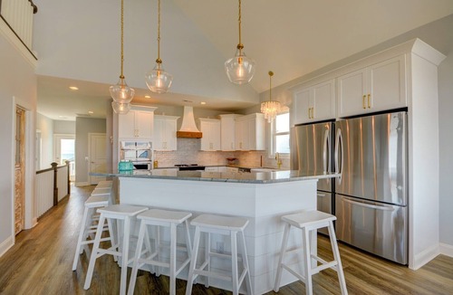 Sneads Ferry House | HartSea - LUXURY 2nd Row Home - Elevator, Pool, Boat Ramp & Beach Access