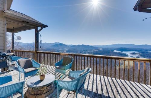Hayesville House | Hayesville Home with Hot Tub and Mountain Views!
