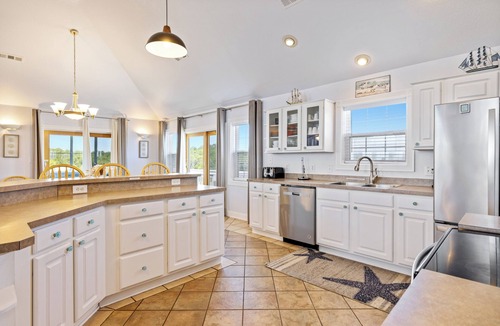 Pine Island House | Heaven Sent: Oceanside, private pool, hot tub, rec room and EASY beach access!