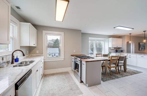 Morganton House | Historic Morganton Home w/ Patio & Fire Pit!