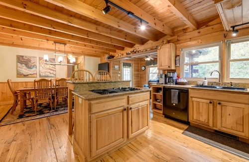 Waynesville Cabin | Home w/Indoor Spa: 8 Mi to Smoky Mtn Nat'l Park!