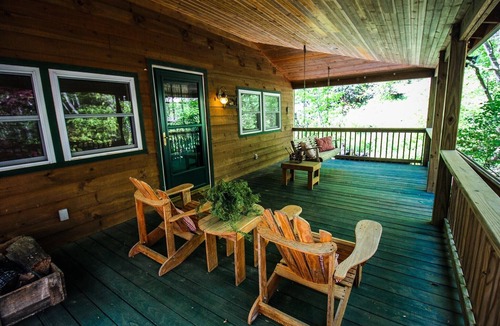 Todd Cabin | Hot Tub Nights + Fireside Comfort = The Perfect Sept @ Roaring Creek