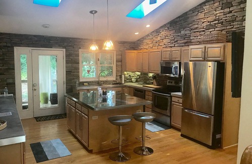 Brevard House | Hot Tub & Waterfall! Privacy, convenience, & private waterfall