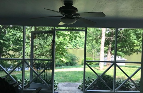 Leasburg House | Hyco Lakefront rental with great outdoors. So much room for activities!