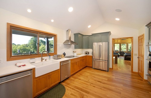 North Fork Township Cabin | Incredible Mtn Views - 106 Acres: Private Pool, Pickleball, Winter Ice Rink