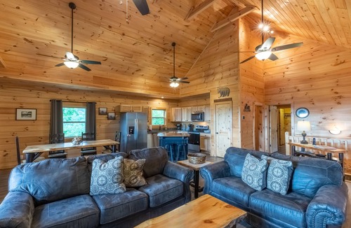 Bryson City Cabin | Incredible Views, Hot Tub, Pool Table, Waterfalls, Hiking