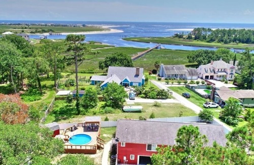 Shallotte House | Intracoastal & Ocean Views - Pool - Laid Back Coastal Living