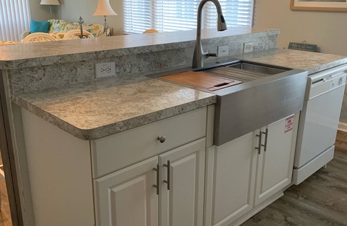 Sea Trail Condo | It's a beautiful time to visit! Golf course, 3rd floor, elevator, pet friendly!