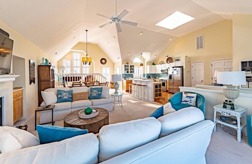 Nags Head House | K0112 Point of View. OCEANFRONT, Pool, Hot Tub, OF Gazebo, Elevator!