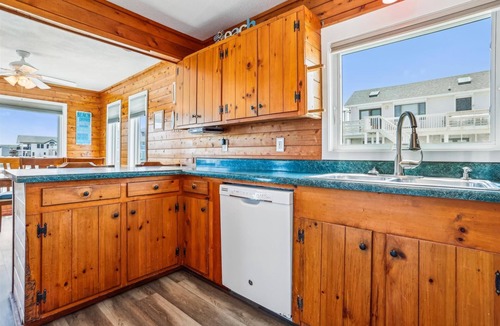 Kill Devil Hills House | KD1213- Oceanfront Charmer- 4 BRs, Hot Tub, Dog Friendly and Views!