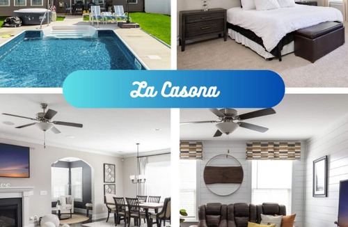 Lewisville House | La Casona: Pool, Hot Tub, King Bed, Theater Room, 17 min to Winston-Salem