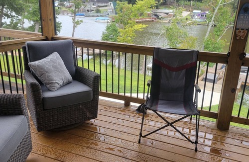 Southmont House | Lake front & dock — good for boating or relaxing on the water.