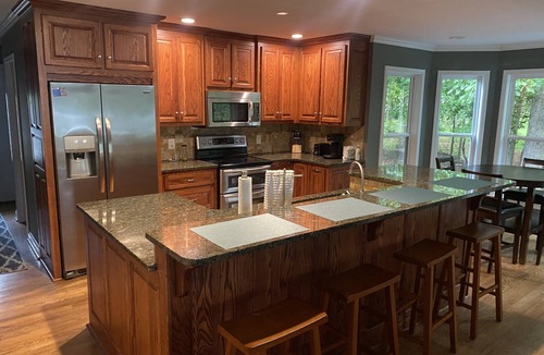 Mount Gilead House | Lake front home with great dock for relaxing downtime and action packed days.