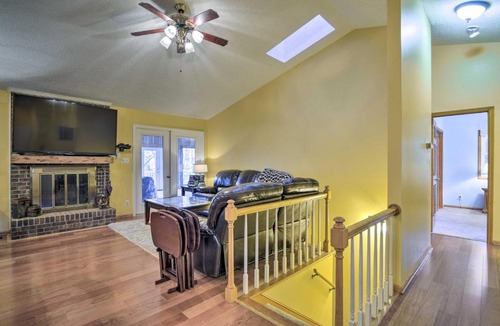 Littleton House | Lake Gaston Waterfront Getaway with Dock and Games!