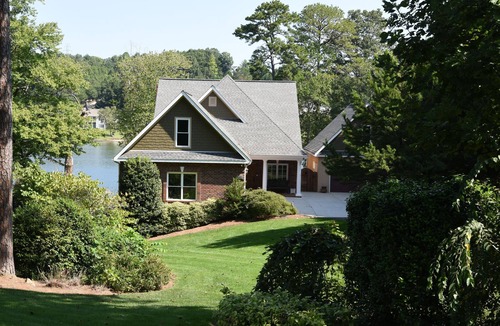 Hickory House | Lake Hickory Retreat, Lakefront Main Channel, Private Pool, Dock, & Fenced Yard!