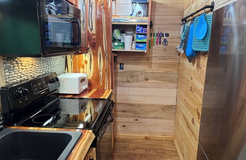 Mill Spring Cabin | Lake Lure Retreat. Perfect for a budget honeymoon or last minute anniversary!