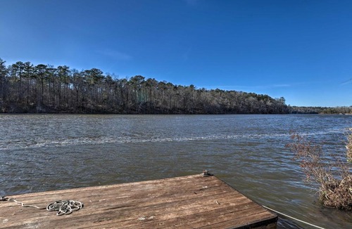Clanton House | Lake Mitchell Vacation Home w/Dock & Water Slide
