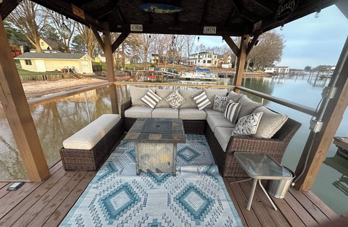 Mayhew House | Lake Norman lake front retreat - lower unit, pet friendly.