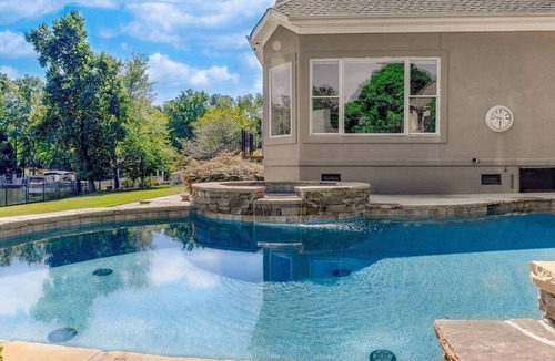 Cornelius House | Lake Norman Luxury Lakefront Home with Private Dock, Hottub and Pool