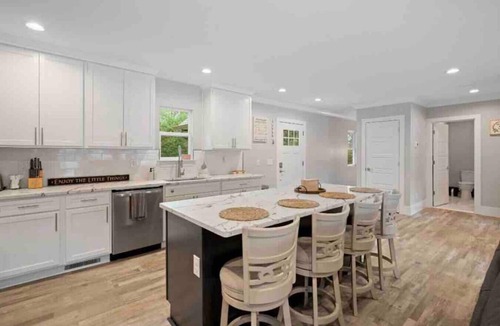 Denver House | Lake Norman Waterfront with Dock, hot tub fire pit and pool table