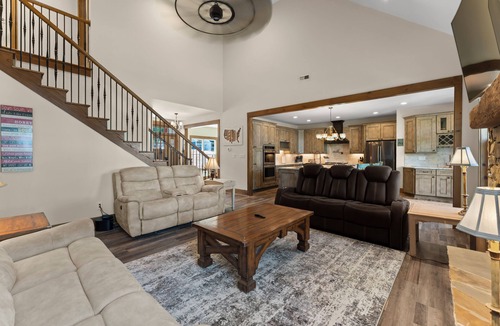 Sherrills Ford House | Lake Views with Firepit & Dock Access | Spacious Waterfront Home by AvantStay