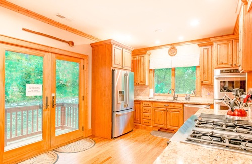 Lake Junaluska House | Lakefront mountain home with WiFi, extensive kitchen, & central AC
