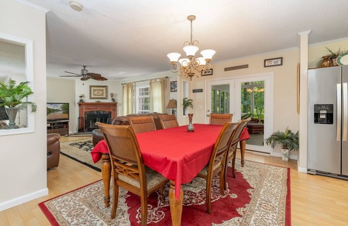 Moratuck Manor House | Lakefront, Pet Friendly, Dock, Fireplace, Kayak, Cornhole, Grill