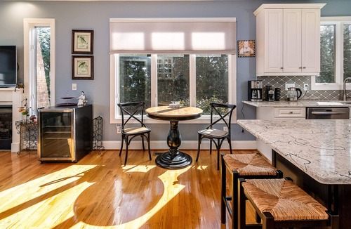 Mayhew House | Lakefront Retreat, with private boat dock, beautiful open water view