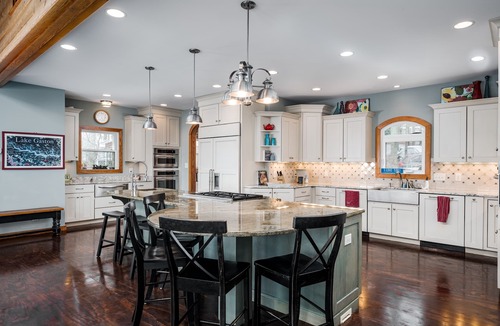 Littleton House | Lakefront Serenity: 6BR, Firepit, Dock, Great Views, Up to 17 guests